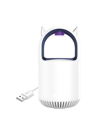 USB SafetyElectric Mosquito Zappers Mosquito Killer Home Bedroom Mosquito Killer Mute Mosquito Sucking Outdoor Mosquito Killing Mosquito Lamp Office Mosquito Repellent Artifact (Color : White)