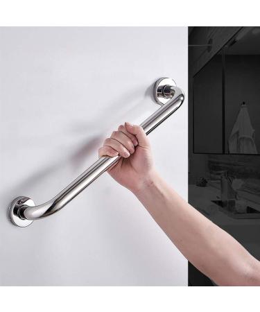 Stainless Steel Shower Grab Bar Bathroom Grab Bar Shower Handle Bathroom Balance Bar Wall Mounted Straight Towel Holder Shower Safety Support for Elderly Disabled Children 40cm Silver - Buy Online on GoSupps.com