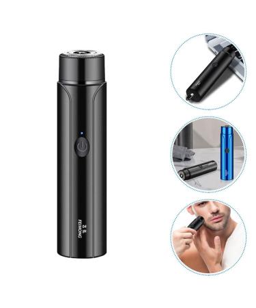 Buy 1 Set Wear Resistant Electric Shaver for Men - Compact Beard Trimmer & Razor in Black/Blue | International Shipping Available - Buy Online on GoSupps.com