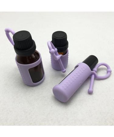 Silicone Roller Bottle 5ml for Essential Oils | Travel Cover & Carrying Bag | Portable Essential Oil Holder with Hanging Rope | Buy Now! - Buy Online on GoSupps.com