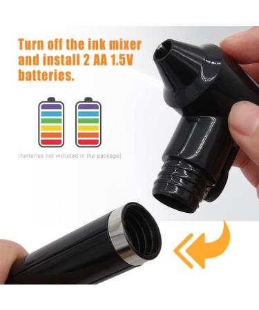 TONBAO Ink Mixer with 100 Mixing Sticks - Electric Pigment Color Mixer for Makeup Supplies - Buy Online on GoSupps.com