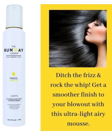 Whip It Up Smoothing Blowout Mousse - Argan Oil & Wheat Proteins Frizz-Free Hydrating Humidity Resistant Alcohol-Free (6oz) - International Shipping Available - Buy Online on GoSupps.com