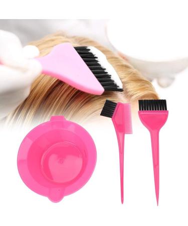 Dekaim Hair Dye Bowl Set | 3-Piece Pink Hair Bleaching Mixing Bowls | Hairdressing Accessories for Salon & Home Use - Buy Online on GoSupps.com