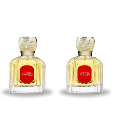 Maison Alhambra Lattafa Alhambra Baroque Rouge 540 for Unisex Eau de Parfum Spray 3.4 Ounce (Pack of 2) 3.4 Fl Oz (Pack of 2)