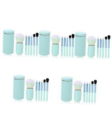 FRCOLOR 5 Sets Makeup Brush Set Face Blush Brush Makeup Brush Makeup Brush Makeup Brush for Girls Powder Applicator Portable Storage Box Beauty Tools Adjust Miss Wool