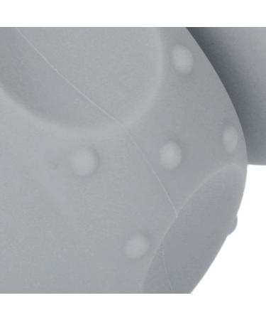 Silicone Trigger Point Massage Ball with Suction Cup - Small Fascia Massage Device for Muscle & Acupuncture Relief (Gray) - Buy Online on GoSupps.com