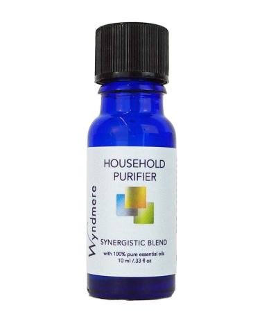 Household Purifier Essential Oil Blend - 100% Pure Therapeutic Quality for Aromatherapy - Wyndmere - 10ml - Made in USA