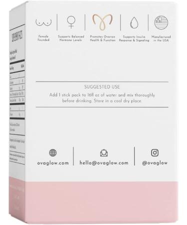 Ovaglow Inositol Blend Supplement - Hormone & Ovarian Health Support - with Chromium & Folate - Vitamin B8 - Buy Online on GoSupps.com