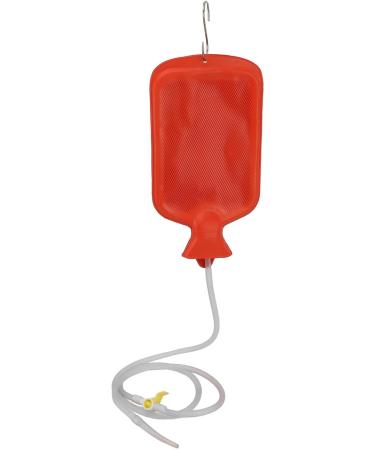 Zerodis Enema Kit - Safe Detox Cleansing Kit | Multipurpose Rubber Enema for Home Use (Red) - Buy Online on GoSupps.com