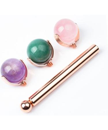 IWOWHERO 1 Pcs Facial Massage Tool Massage Roller Facial Tool Facial Roller Massager Face Massage Tools Face Roller Skin Care Massage Skin Care Tools Face Massager Jade Ball Woman 12.8x2.6x2.6cm Assorted Color - Buy Online on GoSupps.com