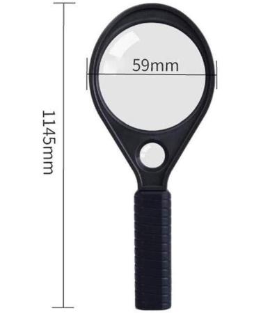 Magnifiers for Craft Work Reading Magnifier 3 Times Magnifier-HD Handheld Old Man Reading 6 Times with Auxiliary Mirror Reading Newspaper Children Students Enlarge Mirror Better Life - Buy Online on GoSupps.com