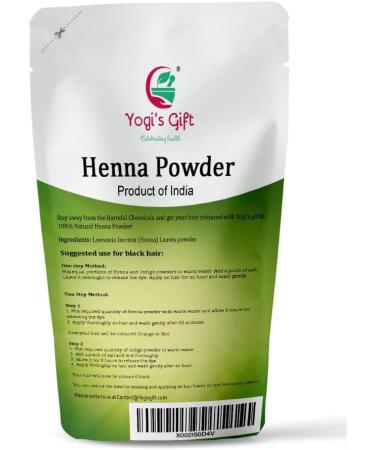 Yogi s Gift Organic Henna Powder | 100% Natural Henna hair dye | Lawsonia Inermis | 100 gm (3.5 Oz) | No artificial coloring Henna 100g - Buy Online on GoSupps.com