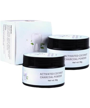 EXQST Teeth Whitening, Activated Coconut Charcoal Powder for Teeth Whitening, Natural Coconut Charcoal, Teeth Whitening Powder, Teeth Powder