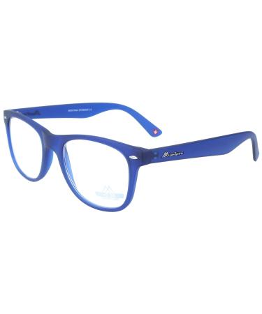 Reading glasses MR67 made of plastic by MONTANA in blue + 2.50 dpt
