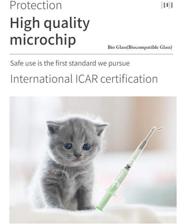 Yanzeo 5 Pack 1.4x8mm RFID Pet Microchips - ISO 11784 FDX-B for Dogs Cats Pigs & Lab Animals - 134.2 KHz Micro-ID Tags - Buy Online on GoSupps.com