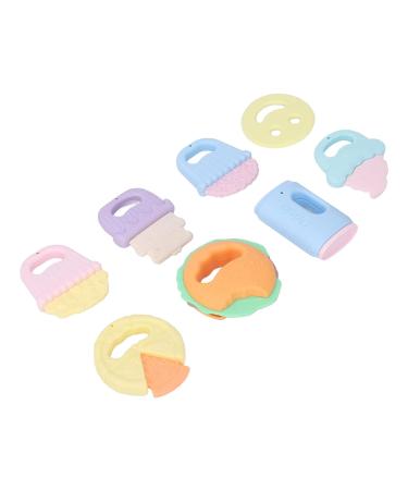 Baby Teething Toy Set - Educational 8 Piece Rattle Teether Set for Cognitive Development - Buy Online on GoSupps.com