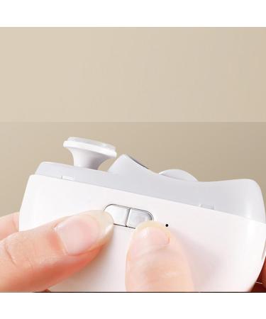 Electric Nail Clipper Cutter and File 2 in 1 Design Automatic Nail Clipper with LED Light and Nail Scraps Storage Rechargeable Nail Trimmer for Elderly//Baby - Buy Online on GoSupps.com