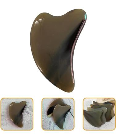 FRCOLOR Triangular Scraping Board - Chinese Guasha Tool for Face Neck & Foot Massage | Jade Comb & Scraper for Muscle Relief | International Shipping Available - Buy Online on GoSupps.com