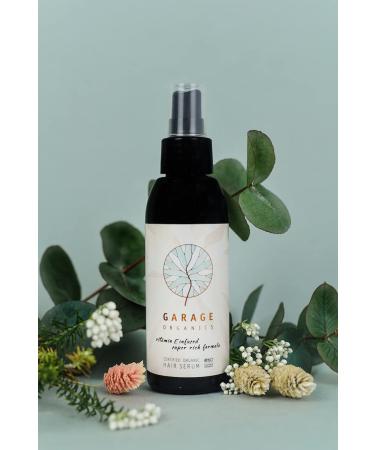 Garage Organics Hair Serum - Organic Certified Vitamin E Infused Scalp & Hair Strengthening Oil for Healthy Hair Growth | Shop Internationally - Buy Online on GoSupps.com
