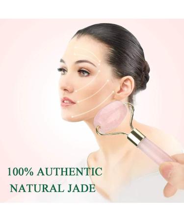 Jade Rollers Jade Roller and Gua Sha Set Jade Roller for Face Massager Anti-Aging Treatment Muscle Relaxation Facial and Neck Skin and Cheek Firming Gold - Buy Online on GoSupps.com