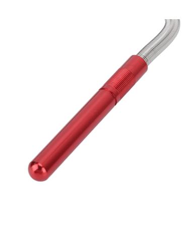 Spring Bend Epilator | Feather Hair Remover Tool | Stainless Steel Facial & Makeup Cleaner (Red) - Shop Internationally - Buy Online on GoSupps.com