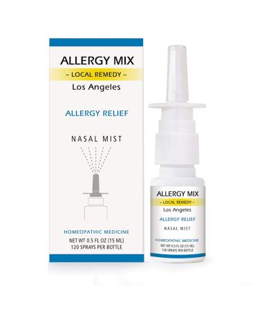 Allergy Mix Allergy Relief Los Angeles - Nasal Spray -Sinus Relief-Natural Allergy Medicine - 0.5 oz