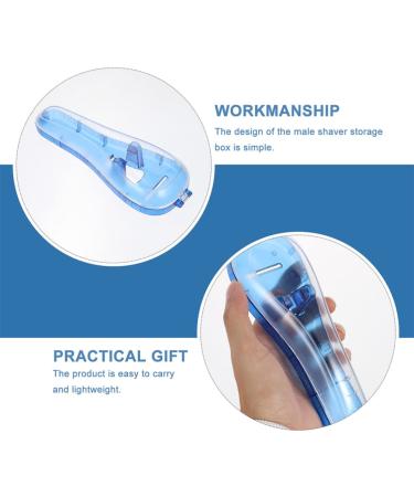 Beaupretty 2pcs Travel Razor Holder - Shaver Protective Case & Organizer - Blue - Buy Online on GoSupps.com