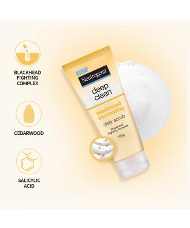 Deep Clean Scrub for Blackhead Removal - Daily Face Scrub for Clear & Healthy Skin | 100g - Buy Online on GoSupps.com