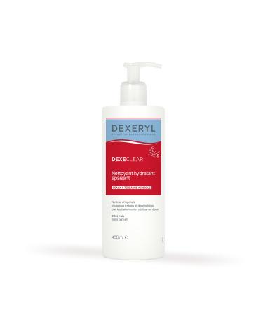 DEXECLEAR by DEXERYL Nettoyant hydratant apaisant Compense les effets dessechants des traitements anti-acn - Non com dog ne sans parfum - Visage & corps - Peau grasse tendance acn ique 400ml 400 ml
