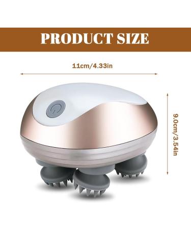 Foreverup Wireless Scalp Massager - 3 Modes Waterproof Rechargeable Handheld Massager for Deep Cleaning Stress Relief & Hair Growth - Perfect Gift for All - Buy Online on GoSupps.com