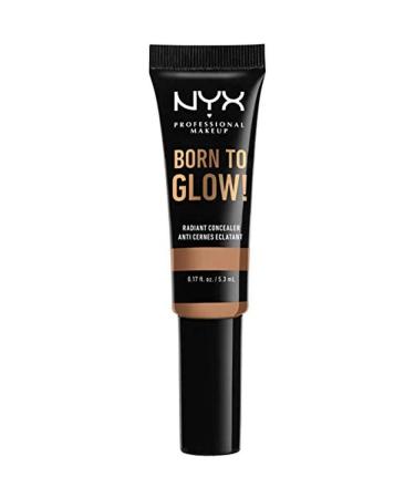 NYX Professional Makeup Born to Glow Radiant Concealer Shilling Finish Reduction of Eye Rings Highlights and Contouring Vegan Formula color: Neutral TAN (1 Pack) 12.7 Neutral Tan