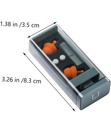 Buy Sound-Isolating Noise-Canceling Earplugs - Best for Sleep & Focus | Portable Stylish Earplugs - 1 Set (Pack of 1 - Buy Online on GoSupps.com