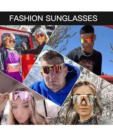 FoodOMeter Polarized Cycling Sunglasses for Men Women - Blue Sports Shades for Running, Golf, Fishing & Skiing - Buy Online on GoSupps.com