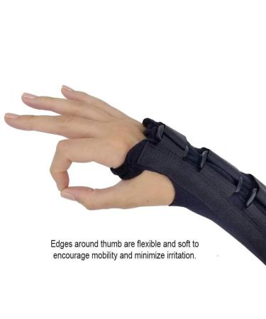 Comfort Cool D-Ring Wrist Brace - Carpal Tunnel Tendonitis Relief Arthritis Support | Soft Lightweight Immobilizer with Finger Mobility | Medium Size 6.5 to 7.5 - International Shipping Available - Buy Online on GoSupps.com