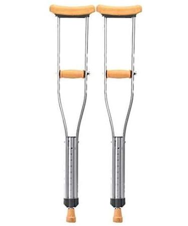 Crutches for Adults Underarm Underarm Crutches Push Button Adjustable Crutches Medical Aluminum Crutches with Comfortable Underarm Pad and Handgrip Great for Travel or Work Selfless dedication