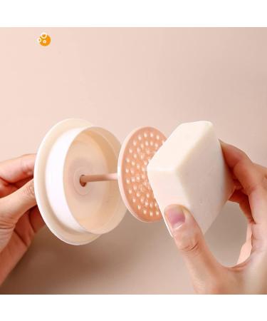 BOKIOESDE Face Cleaning Toiletries Bubble Foamer Foaming Cup Portable Foam Maker Light Blue and White - Buy Online on GoSupps.com