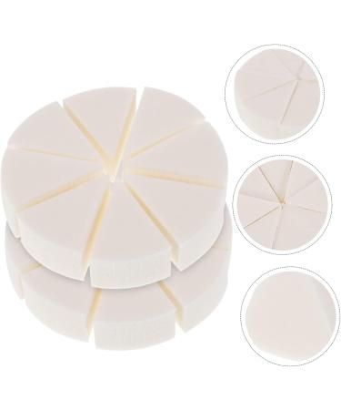 MAGICLULU 8 Sets Triangular Sponge Puff Face Powder Sponge Puff Triangular Puff Esponjas Para Maquillaje Facial Pads Sponges Wedge Sponge for Makeup Cosmetics White Girl Mini - Buy Online on GoSupps.com