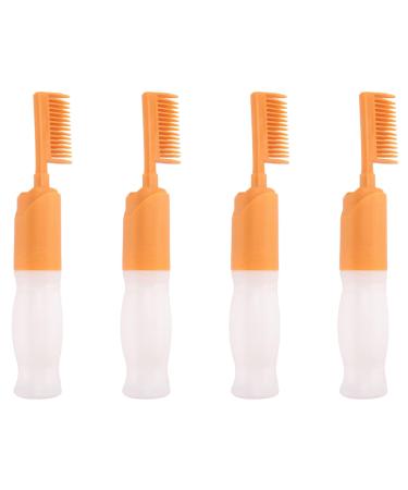 BLASHRD 4X Hair Dyeing Comb Hair Dyeing Brush with Bottle DIY Combing Salon Dyeing Baking Oil Brush Hair Dye Tool
