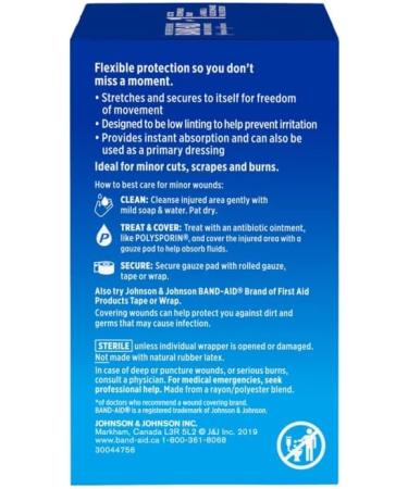 Johnson's Red Cross Brand Hospital Grade Rolled Kling Gauze Bandage 5 cm - Buy Online on GoSupps.com