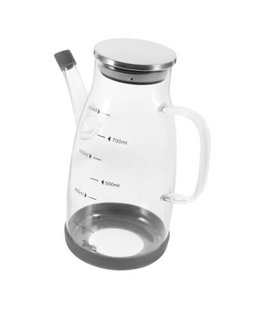 ABOOFAN Vinegar Bottle Bbq Sprayer Container with Lid Soy Sauce Oil Decanter Glass Honey Dispenser Olive Oil Bottle Dispenser Oil Pourer Glass Oil High Borosilicate Glass Thicken