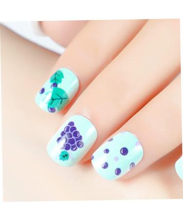 Housoutil 6 Diy False Nail Tips Fake Nails Tips Glue on Nails Fake Nails Kit Nail Wraps for Kids Fake Nails for Girls 10-12 Kids Fake Nails French Short Nails Resin Detachable Set Child - Buy Online on GoSupps.com