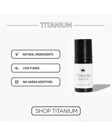 Bella Titanium Lash Extensions Adhesive | Super Strong Glue | 6-8 Weeks Retention | Low Fumes | Sensitive Eyes - Buy Online on GoSupps.com