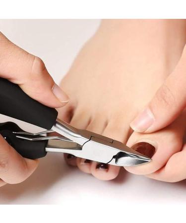 Toenail Clippers Precision Nail Clippers Toenail Cutter for Thick or Ingrown Toenails Heavy Duty Stainless Steel Cuticle Scissors Nail Nippers - Buy Online on GoSupps.com