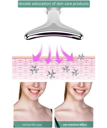 Plawee White Beauty Device Plastic Beauty Device Electric Microcurrent Wrinkle Remover LED Photon Face Beauty Device for Woman - Buy Online on GoSupps.com