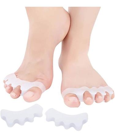 Buy Silicone Toe Separators for Hallux Valgus & Hammer Toe Relief - 4 Pieces for Foot Pain Relief - International Shipping Available - Buy Online on GoSupps.com