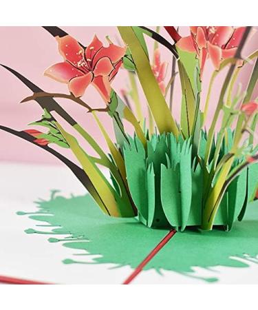 Pop Up Flower Card 3D Daffodil Pop Up Greeting Cards for Mother's Day Spring Father's Day Graduation Birthday Wedding Anniversary Thank You Get Well Sympathy All Occasion - Buy Online on GoSupps.com