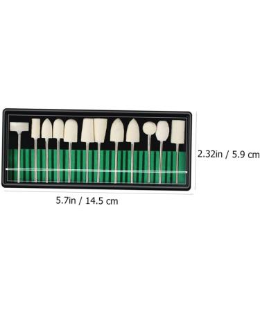 Beaupretty 1Set nail polish grit file sanding rings extension nail driller rotary polishing file nail file electric resin kit cleaning kit Nail Drill Bit manicure wool polisher to rotate - Buy Online on GoSupps.com