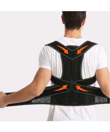 Back Adult Correction Belt Mend Womenti-Hunchback Chest Shoulder Sitting Posture Corrector /748 (Color : Gray Size : Large) Large Gray - Buy Online on GoSupps.com