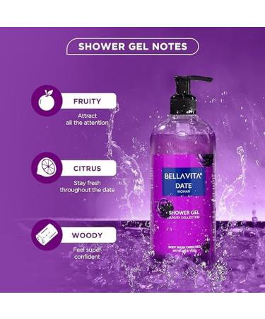 Bella Vita Luxury Date Body Wash - Hydrating Aloe Vera Shower Gel for Deep Cleansing & Softer Skin - 500ml - Buy Online on GoSupps.com