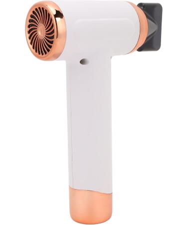 Cordless Hair Dryer High Speed Blow Dryer with Nozzle Rechargeable Portable Travel Hair Dryer Temperature & Speed Adjustable Low Noise Fast Drying for Home Dormitory White - Buy Online on GoSupps.com